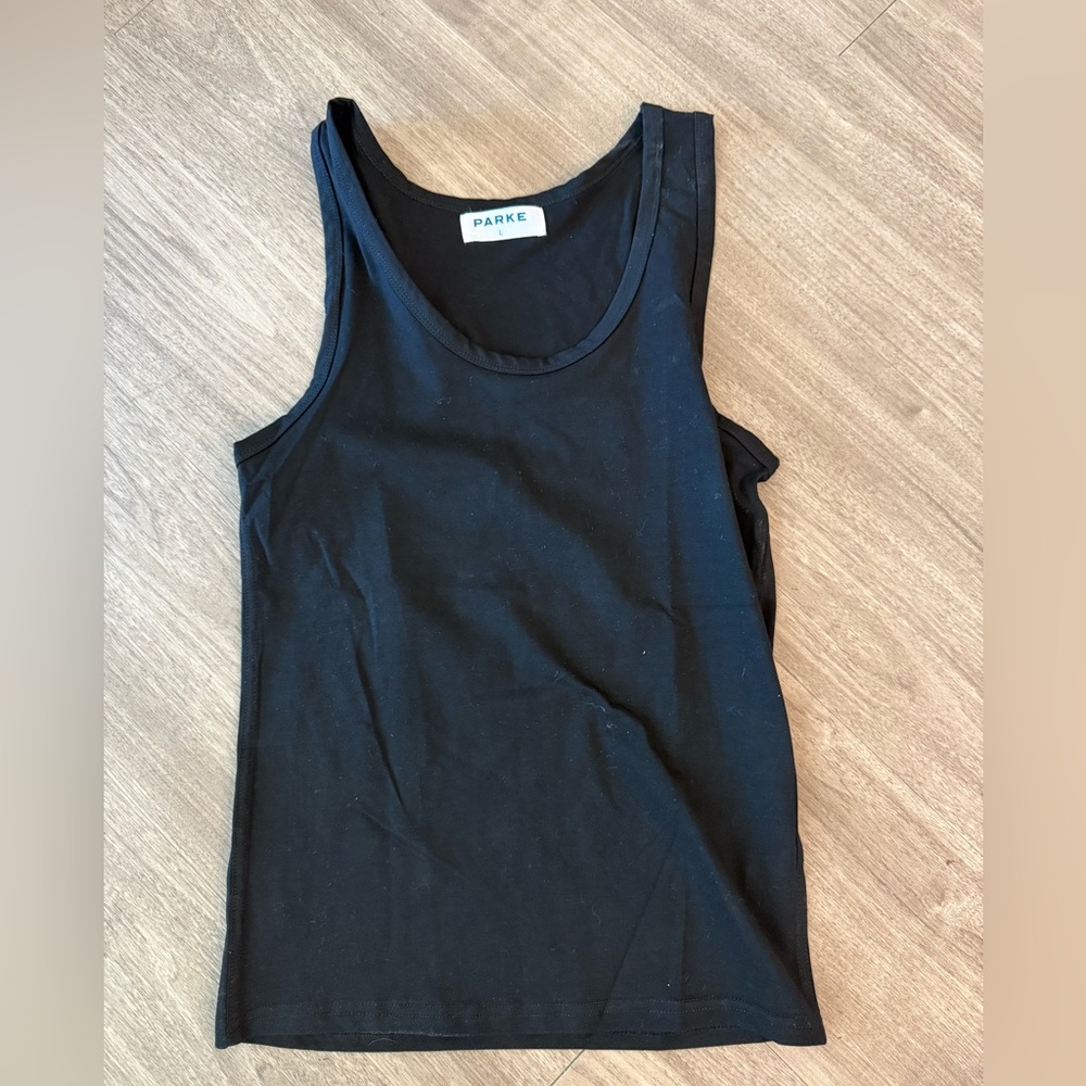 PARKE Women's Black Tank Top